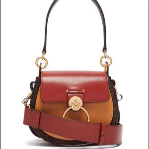 ChloeTess Small Lizard-Embossed Crossbody Bag